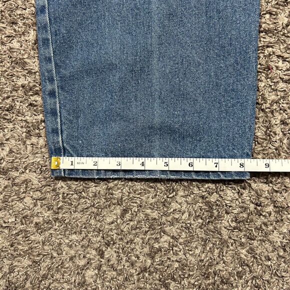 Vintage Dockers Khakis Denim Jeans Faded Blue Mens Pants 90s y2k 33x26 - Picture 12 of 13